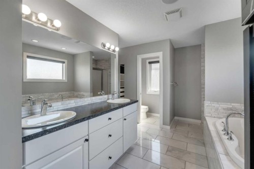 353 Kinniburgh Boulevard, Chestermere, AB - Indoor Photo Showing Bathroom