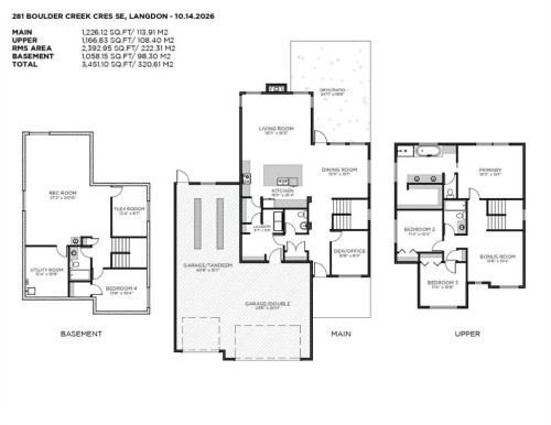 281 Boulder Creek Crescent Se, Langdon, AB 