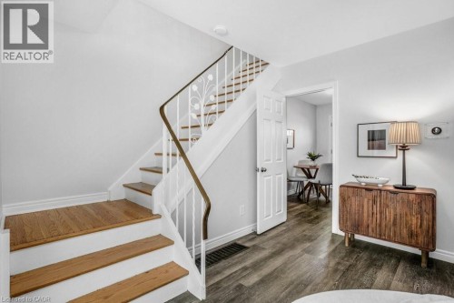 Stairs to Bedroom Level - 262 Westcourt Place, Waterloo, ON 