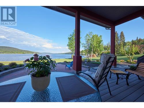 6027 Walnut Road, Horse Lake, BC - Outdoor With Body Of Water With Deck Patio Veranda With View With Exterior
