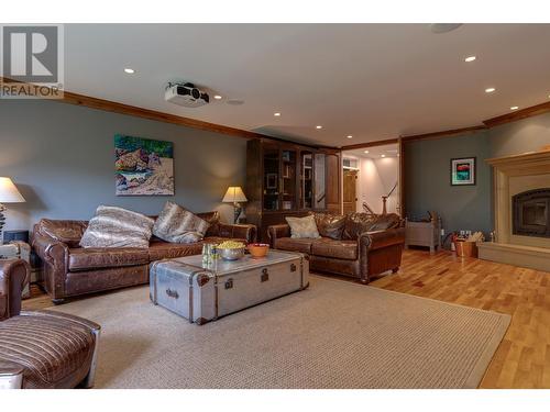 7015 Bench Drive, Prince George, BC - Indoor Photo Showing Living Room With Fireplace